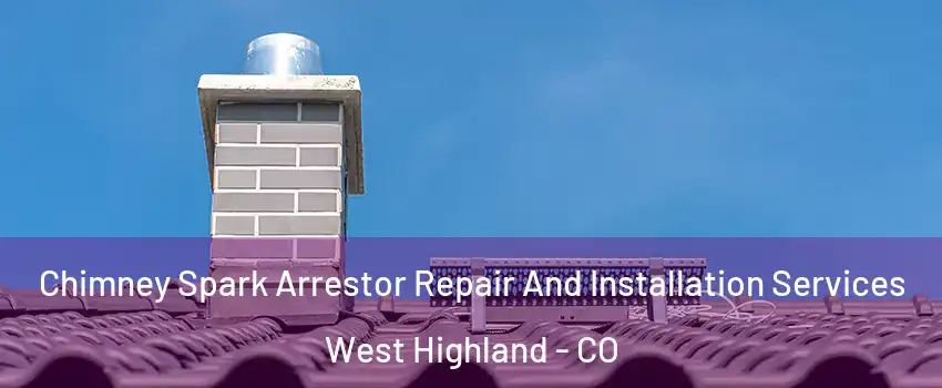 Chimney Spark Arrestor Repair And Installation Services West Highland - CO