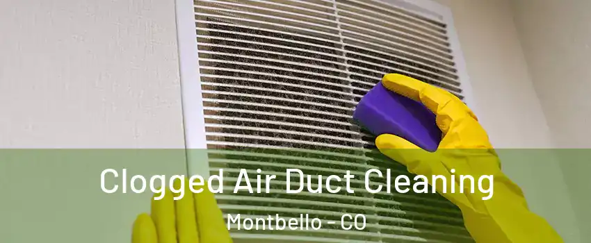 Clogged Air Duct Cleaning Montbello - CO