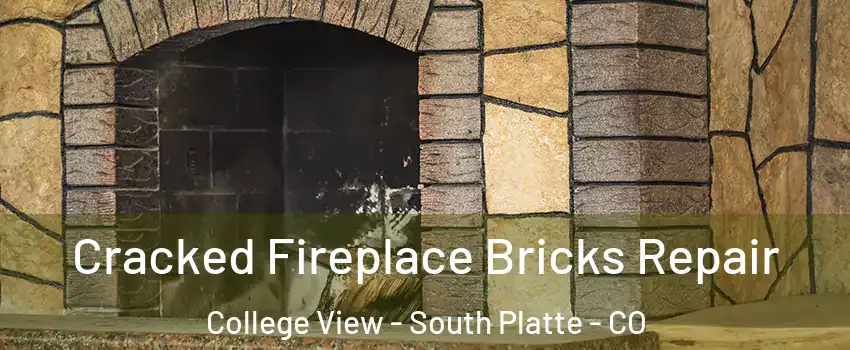 Cracked Fireplace Bricks Repair College View - South Platte - CO