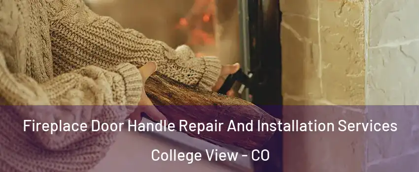 Fireplace Door Handle Repair And Installation Services College View - CO