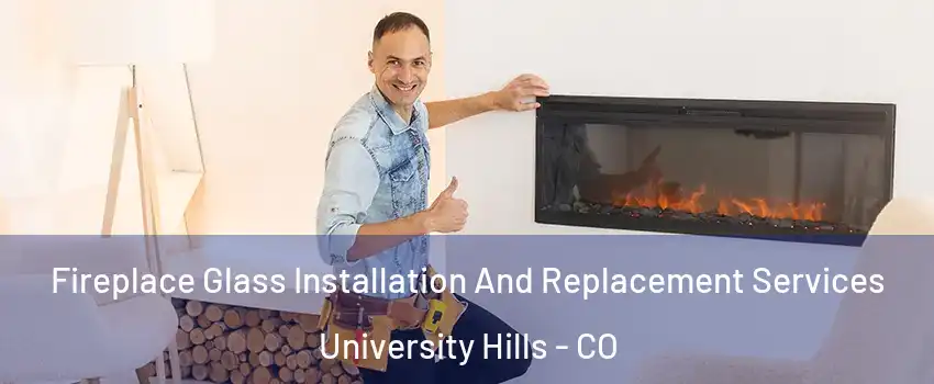 Fireplace Glass Installation And Replacement Services University Hills - CO