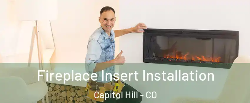 Fireplace Insert Installation Capitol Hill - CO