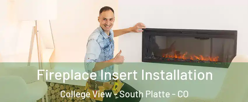 Fireplace Insert Installation College View - South Platte - CO