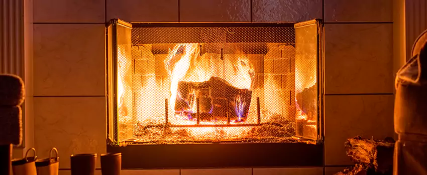 Mendota Hearth Landscape Fireplace Installation in East Colfax, Colorado