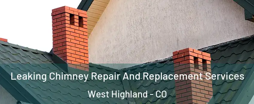 Leaking Chimney Repair And Replacement Services West Highland - CO