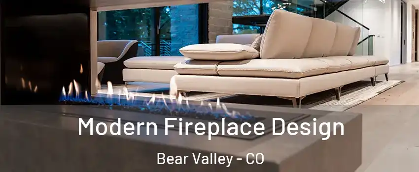 Modern Fireplace Design Bear Valley - CO