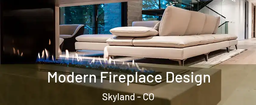 Modern Fireplace Design Skyland - CO